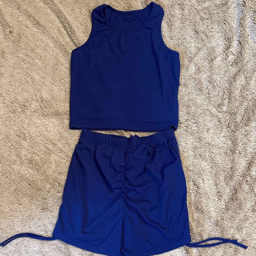 Vibrant Blue Sleeveless Top